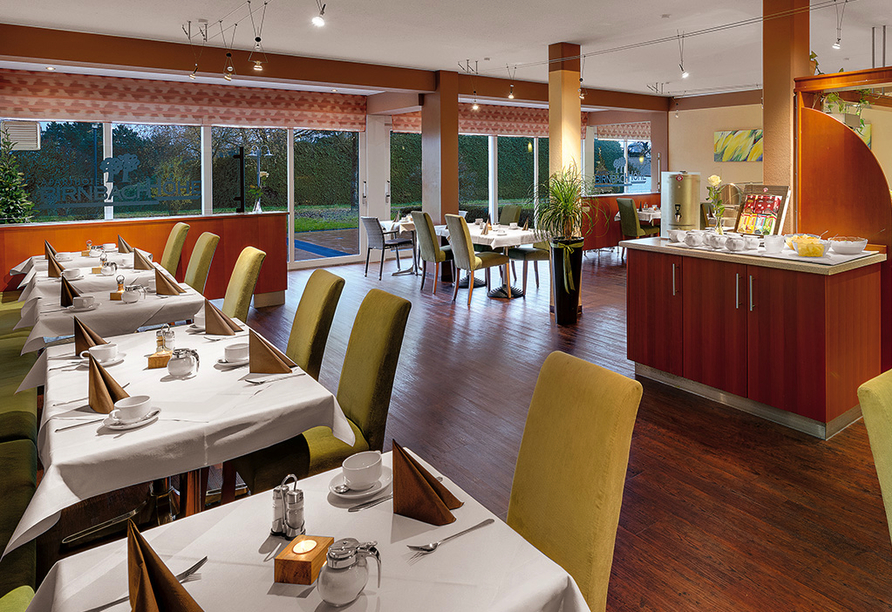 Best Western Aparthotel Birnbachhöhe in Bad Birnbach, Frühstücksraum