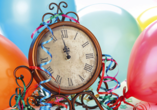 Die Uhr zählt die letzten Stunden bis zum Jahreswechsel – der Countdown läuft.