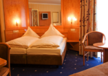Beispiel eines Doppelzimmers Balkon im Moselstern Hotel Brixiade & Triton
