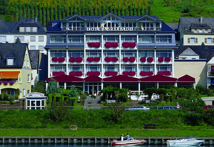 Außenansicht des Hotels Brixiade