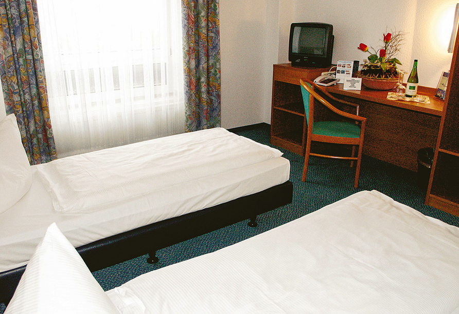 Beispiel eines Doppelzimmers im Center Hotel Drive Inn in Hirschaid