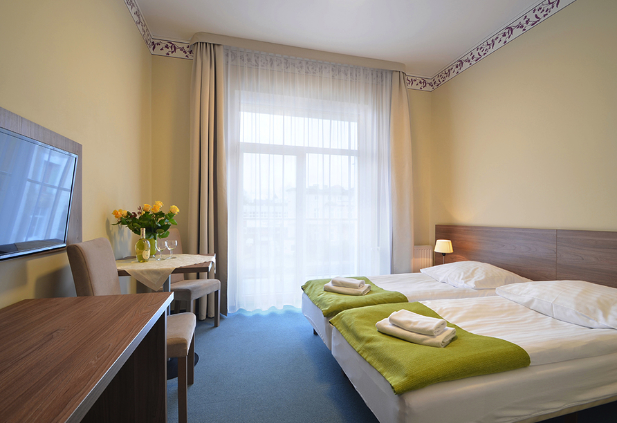 Hotel Zorza in Kolberg, Polnische Ostsee, Zimmerbeispiel Doppelzimmer Standard