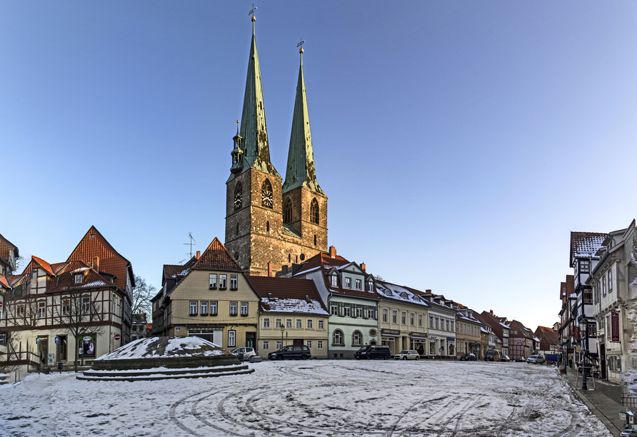 Die St. Nicolai Kirche in Quedlinburg ist einen Ausflug wert.