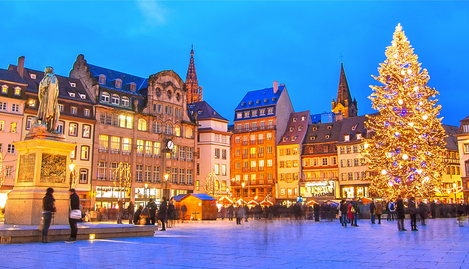 Eines der Highlights Ihrer Flusskreuzfahrt ist ein Besuch des Straßburger Weihnachtsmarktes.