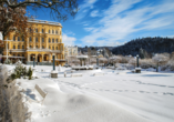 Hotel Flora, Marienbad, Tschechien, Marienbad im Winter