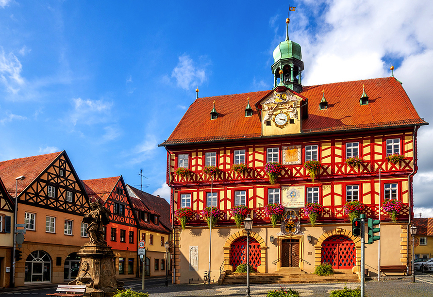 Das Rathaus von Bad Staffelstein