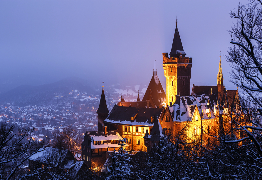 Das Schloss in Wernigerode ist ein begehrtes Ausflugsziel in Wernigerode.