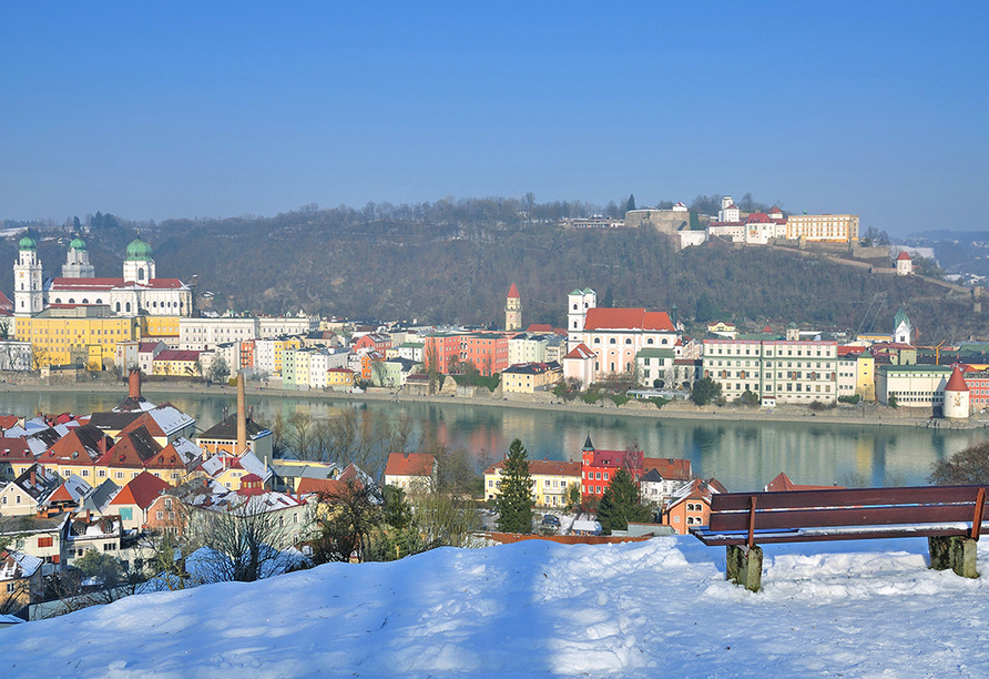 Auch im Winter gibt es in Passau einiges zu sehen.