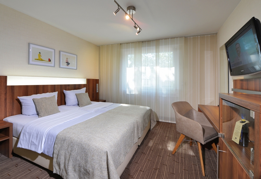 Beispiel Doppelzimmer Komfort im Parkhotel Oberhausen