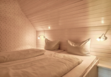Beispiel eines Schlafzimmers im Ferienhaus Watt n Urlaub