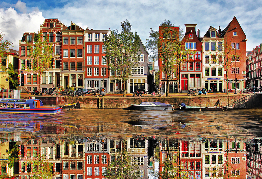 Erkunden Sie das malerische Amsterdam.