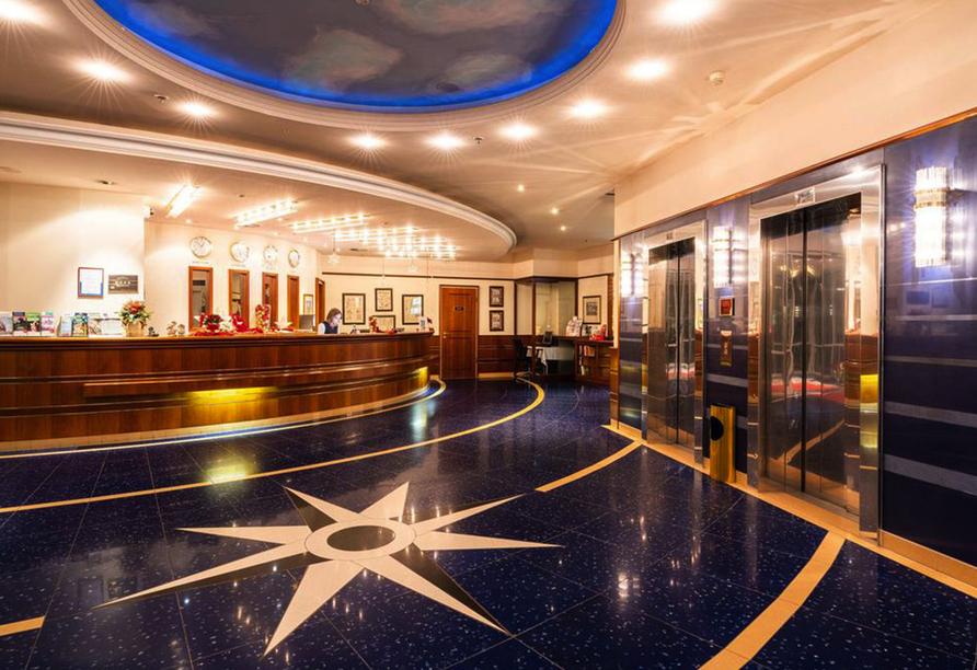 Lobby des Hotels
