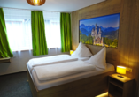 Beispiel eines Doppelzimmers Komfort im Moselhotel Burg-Café Alken