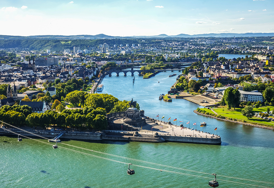 Entdecken Sie Koblenz, die Stadt an Rhein und Mosel.