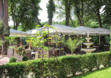 Gartenterrasse vom Lakeside Burghotel zu Strausberg