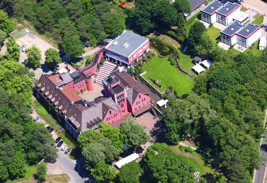 Luftansicht vom Hotel