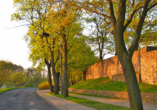 Die historische Stadtmauer von Strausberg.