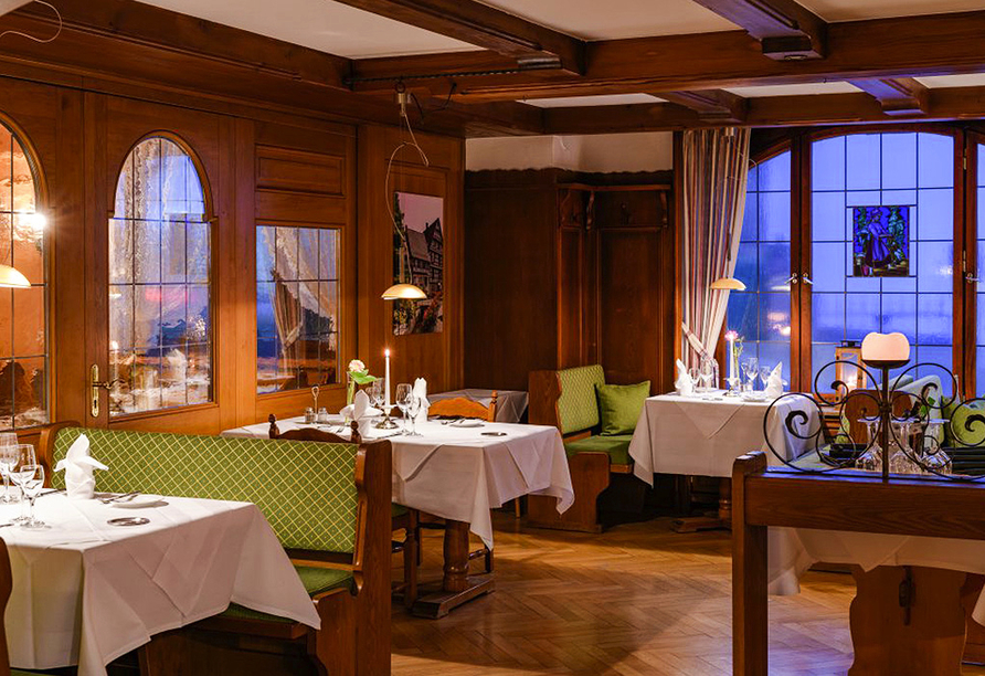 Lassen Sie sich im Restaurant des Ringhotels Pflug in Oberkirch kulinarisch verwöhnen!