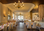 Genießen Sie kulinarische Spezialitäten im Restaurant des Hotels Vier Jahreszeiten in Garmisch-Partenkirchen.