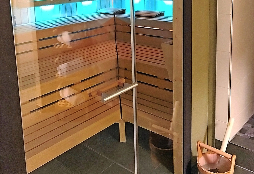 Die Sauna im Kurhotel PANLAND