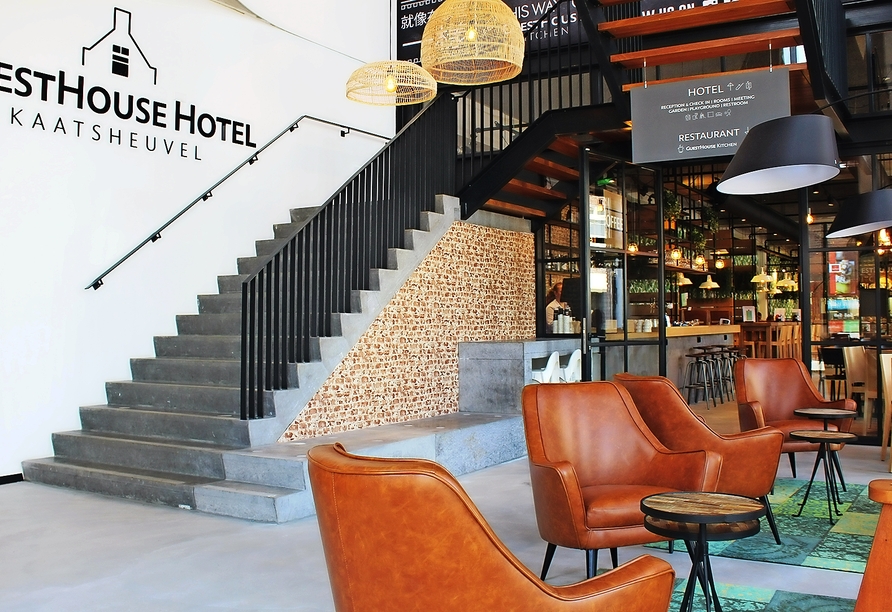 Das GuestHouse Hotel Kaatsheuvel hat einen ganz eigenen, modernen und gleichzeitig gemütlichen Charme. 
