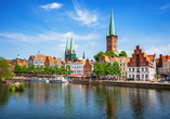 Entdecken Sie bei einem Ausflug die Hansestadt Lübeck.