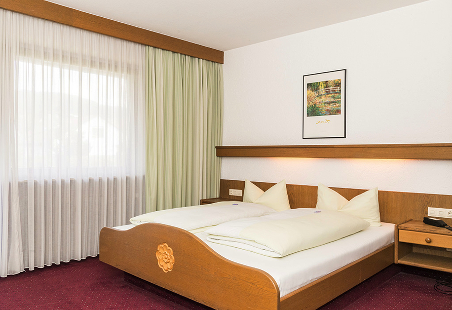 Beispiel eines Doppelzimmers Standard im Gästehaus im Hotel Becher