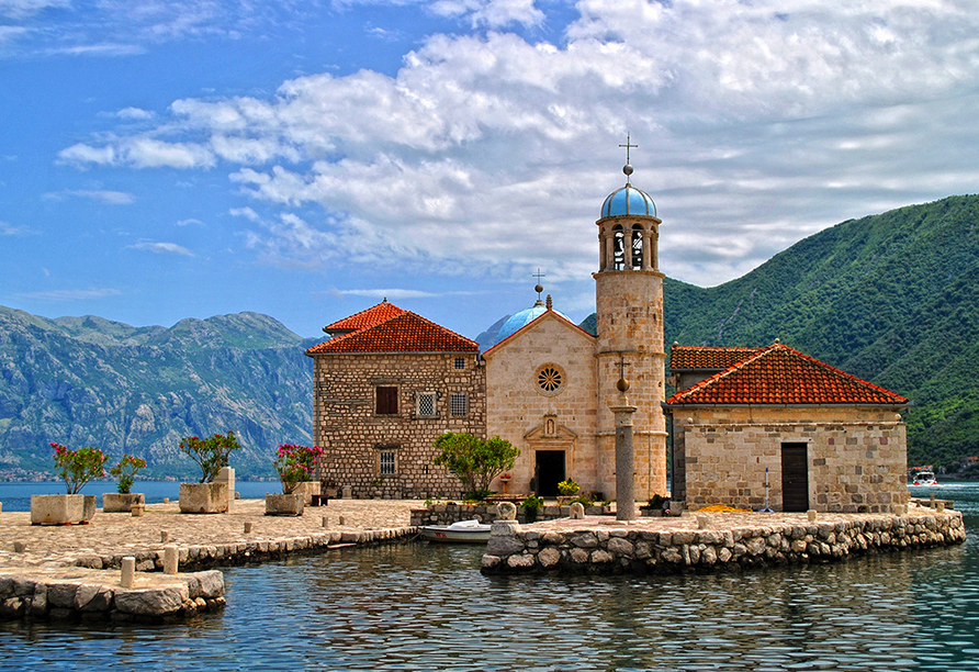 Entdeckerreise durch Montenegro und Kroatien, Klosterinsel Maria am Felsen