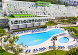 Abkühlung bieten die Pools im Hotelkomplex Maslinica Hotels & Resorts.