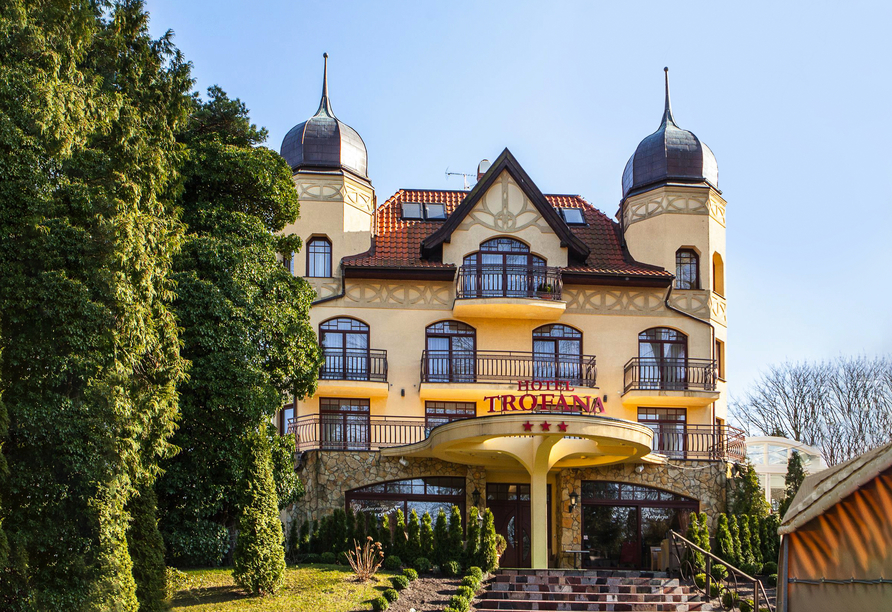 Hotel Trofana Wellness & Spa in Misdroy, Polnische Ostsee, Außenansicht