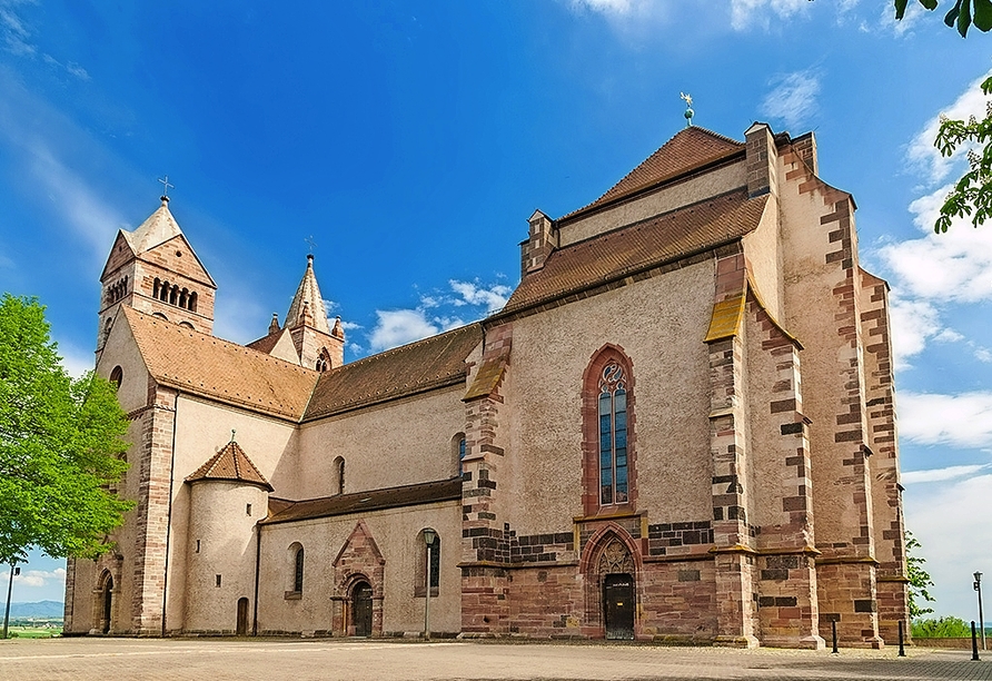 Das Breisacher Stephansmünster ist eine romantisch-gotische Kirche und das Wahrzeichen der Stadt.