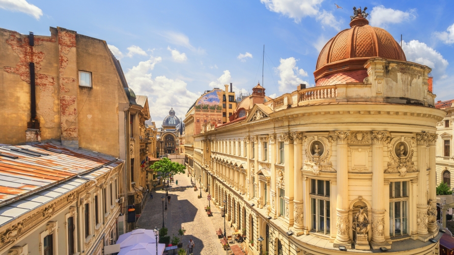 Die Altstadt von Bukarest ist besonders schön.