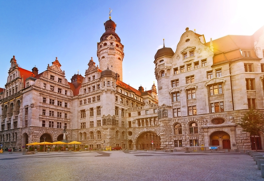 Die zweite Station Ihrer Reise ist Leipzig. Die Stadt gehört zu den schönsten Deutschlands.