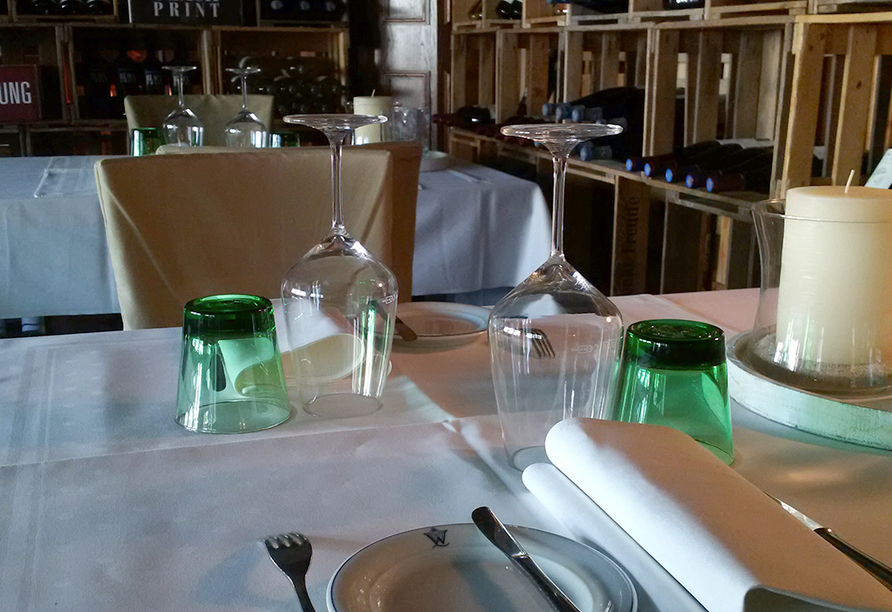 Speisen Sie im Restaurant vom Hotel Westhoff im gemütlichen Ambiente.