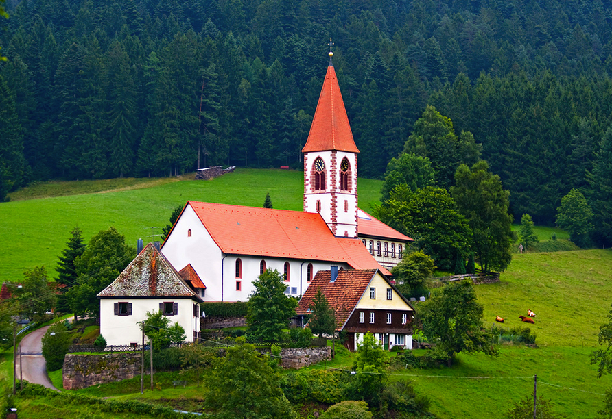 Die Wallfahrtskirche St. Roman in Wolfach