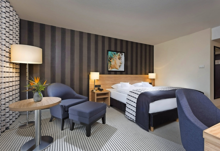 Beispiel eines Doppelzimmers Comfort im Maritim Hotel Königswinter