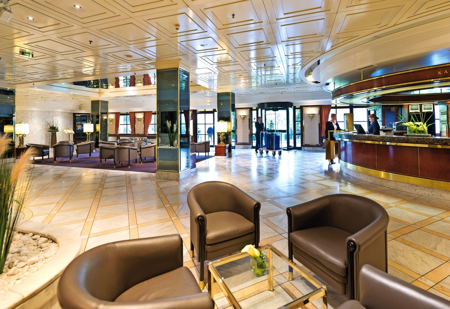 Die gemütliche Lobby des Maritim Hotel Königswinter