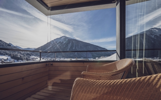Parsenn Resort Davos Schweiz, Balkon 