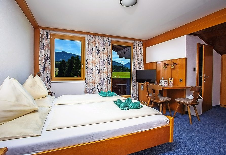 Beispiel eines Doppelzimmers im Hotel Berghof Mitterberg
