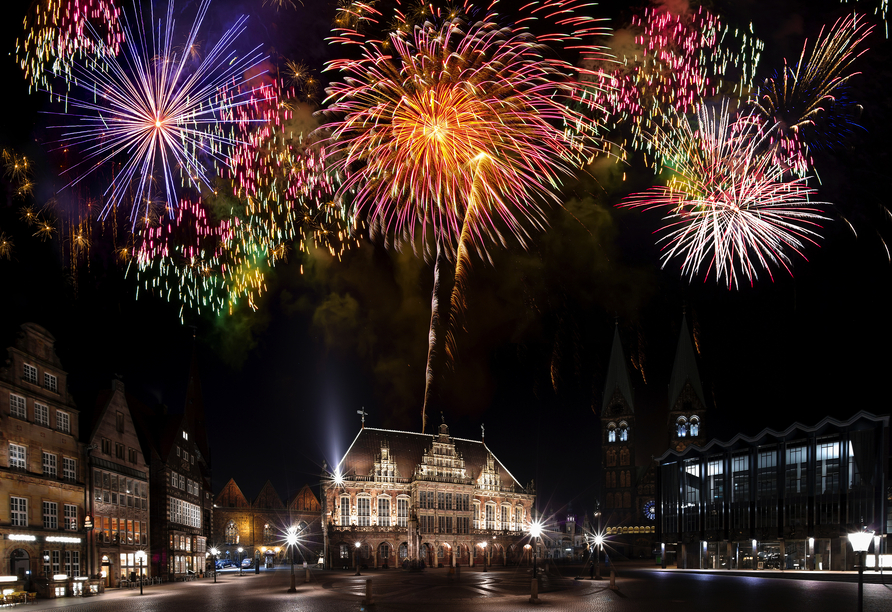 Verbringen Sie Silvester im Fährhaus Farge Hotel in Bremen.