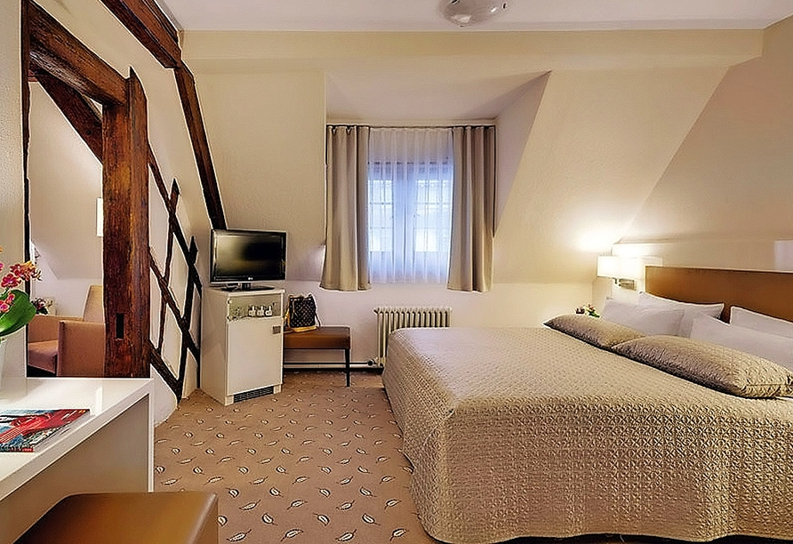 Beispiel eines Doppelzimmers im Hotel Hoeri am Bodensee