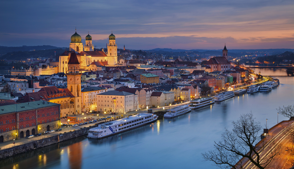 Passau am Abend 