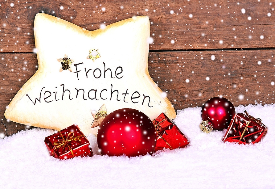 Frohe Weihnachten im Das Waldkönig Ferienhotel in Bayerisch Eisenstein!