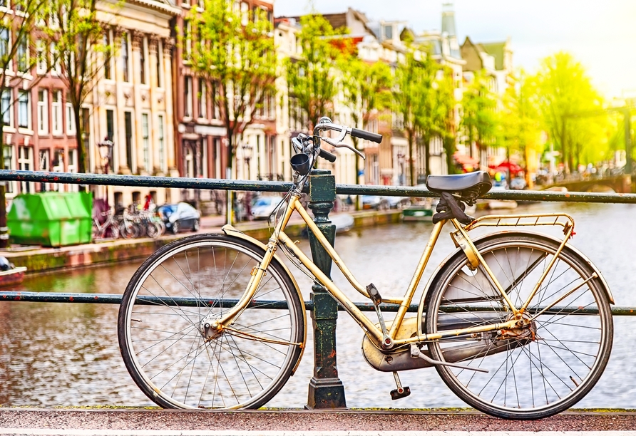Entdecken Sie die Metropole Amsterdam am besten mit dem Rad!
