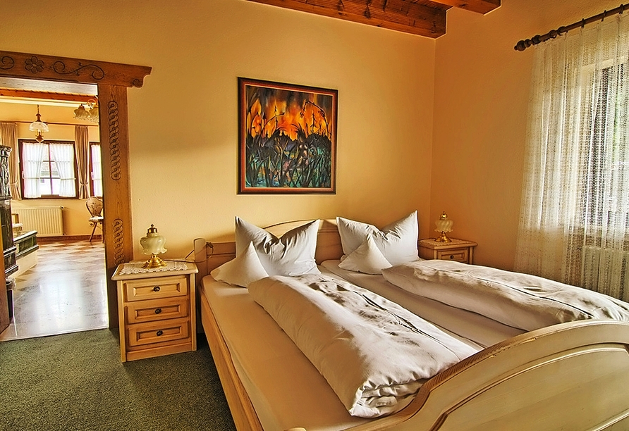 Beispiel eines Doppelzimmers im Hotel Hirsch in Bad Peterstal-Griesbach