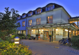 Best Western Hotel Heidehof, Außenansicht Eingang abends