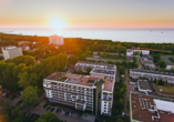 Genießen Sie die Aussicht von der Terrasse Ihres Hotel Olymps III auf die Polnische Ostsee.