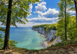 Besuchen Sie die nahegelegene Insel Rügen mit ihrem Wahrzeichen: den Kreidefelsen.