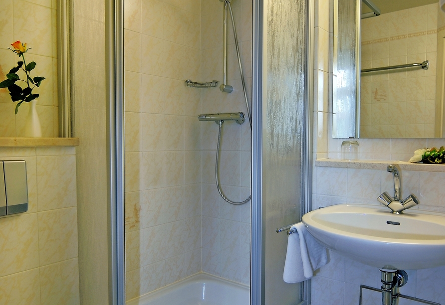 Beispiel eines Badezimmers im Doppelzimmer