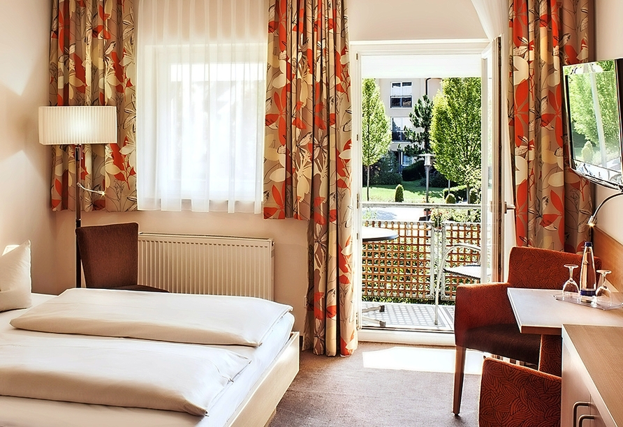 Beispiel eines Doppelzimmers Komfort im Hotel Herzog Heinrich in Arrach
